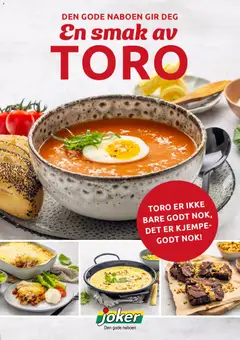 Forhåndsvis TORO - kjempegodt nok! fra butikk Joker gyldig fra 22/10/2025