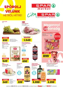 Spar Market - Akciós újság Spar Market megtekintése, amely érvényes 2025.07.31.-től