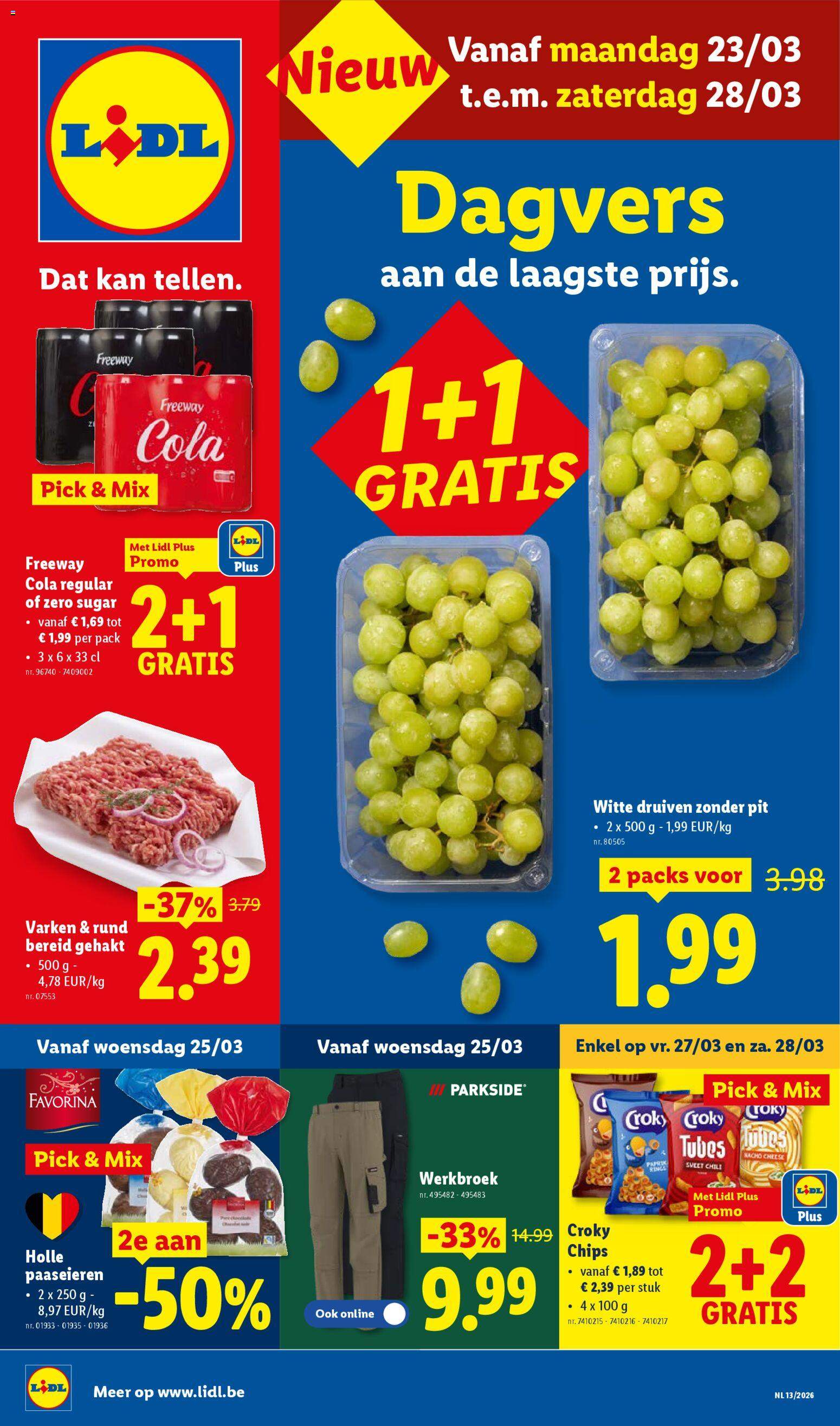Nieuwe Lidl folder 23/03