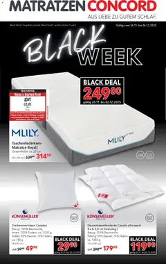 Vorschau von dem Prospekt des Geschäftes Matratzen Concord, gültig ab dem 26.11.2025