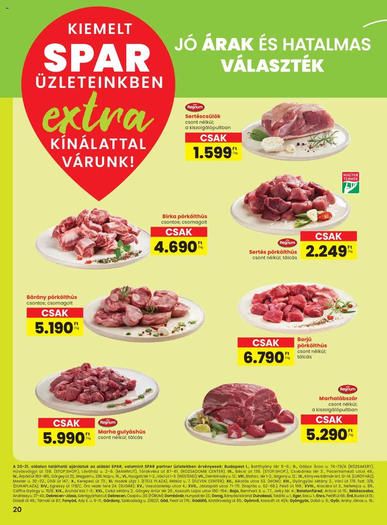 Spar aktuális szórólap, érvényes 2025.09.18.-től - 1 oldal