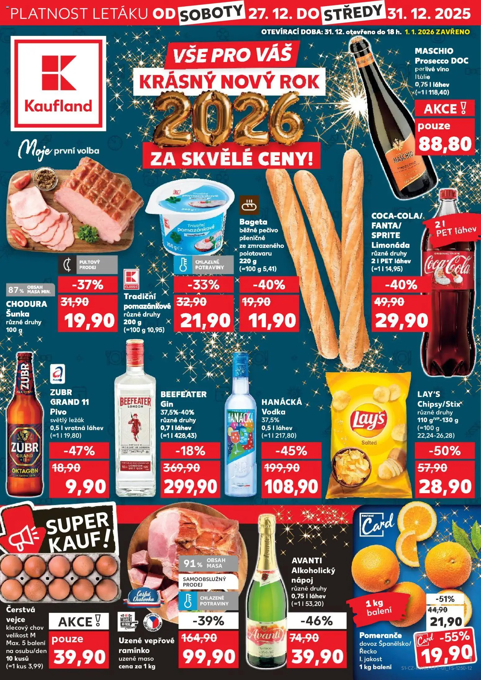 Náhled nabídky: Kaufland Leták - Ostrava platný od 27.12.2025