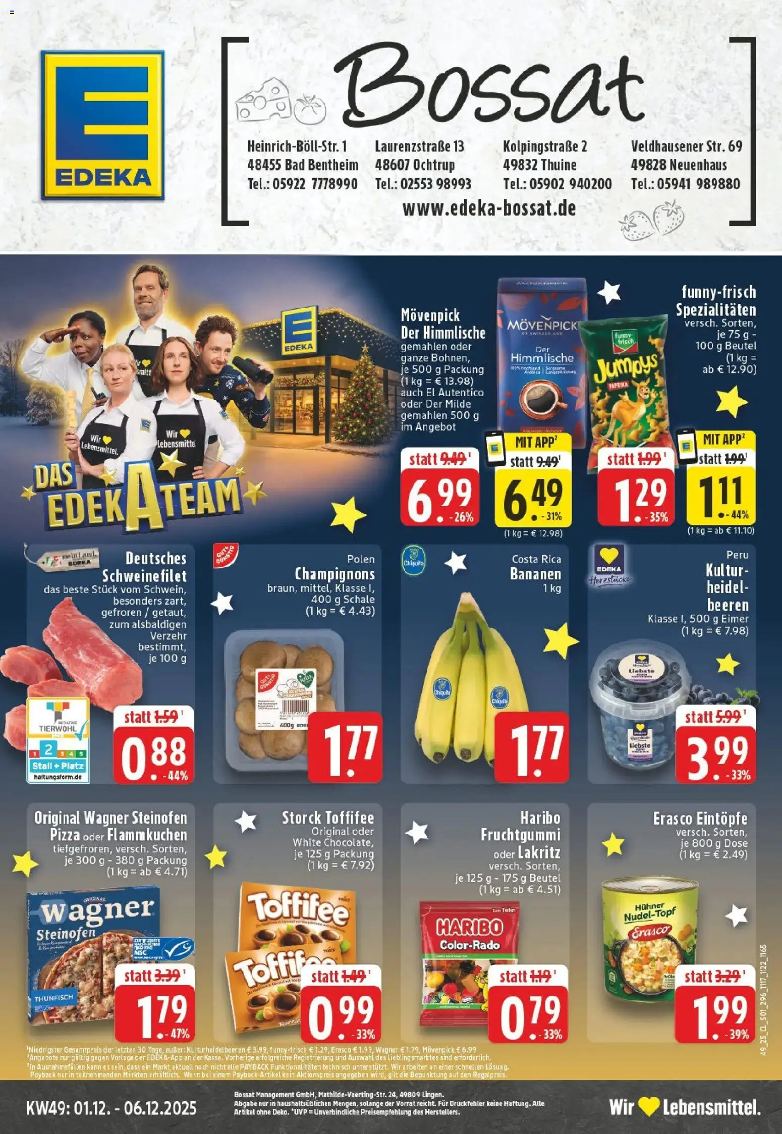 Vorschau von dem Prospekt des Geschäftes Edeka, gültig ab dem 01.12.2025