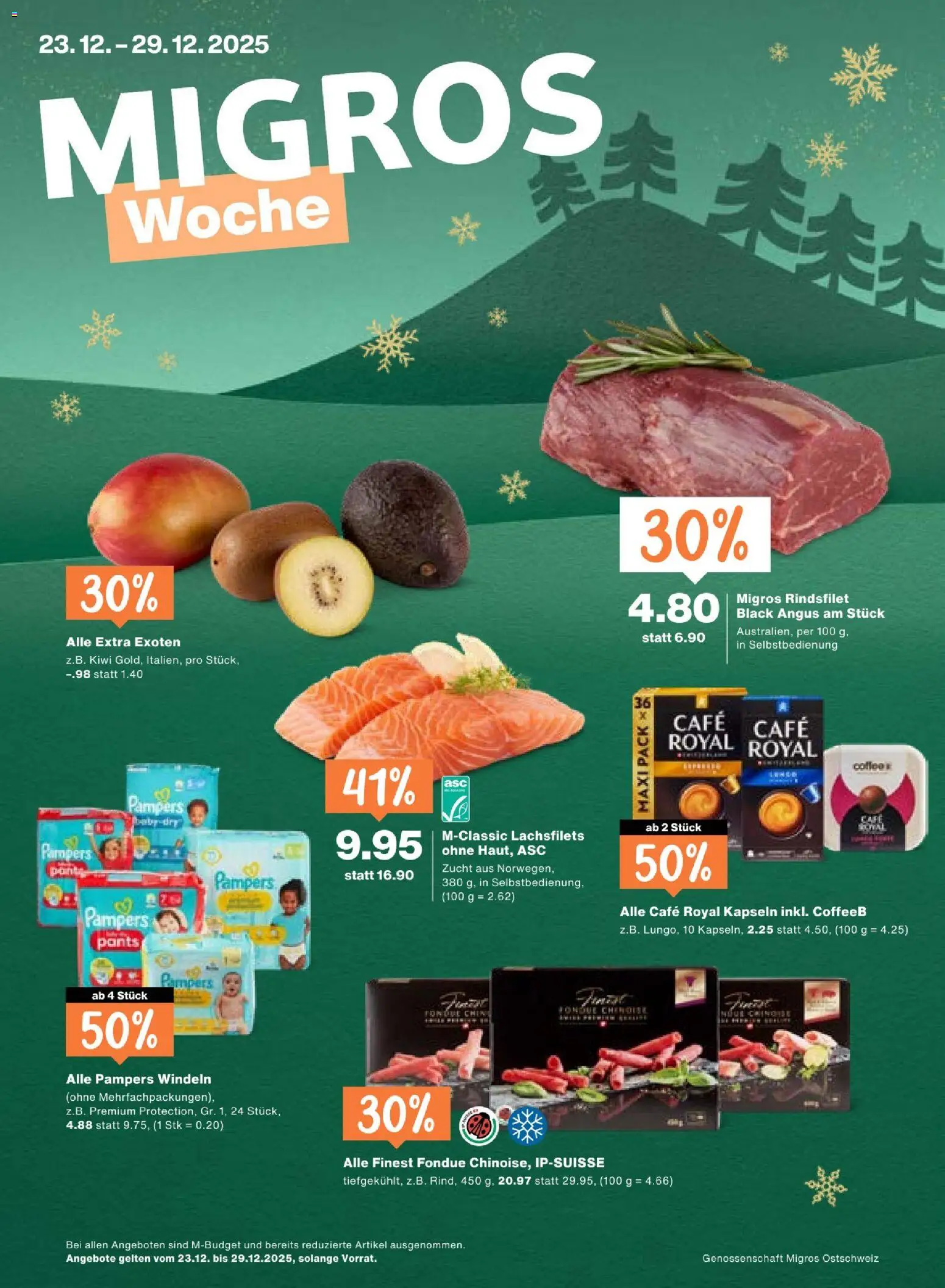 Vorschau des Merkblatts Aktionen vom Shop Migros gültig von 23.12.2025 bis 29.12.2025