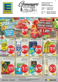 Vorschau von dem Prospekt des Geschäftes Edeka, gültig ab dem 19.10.2025