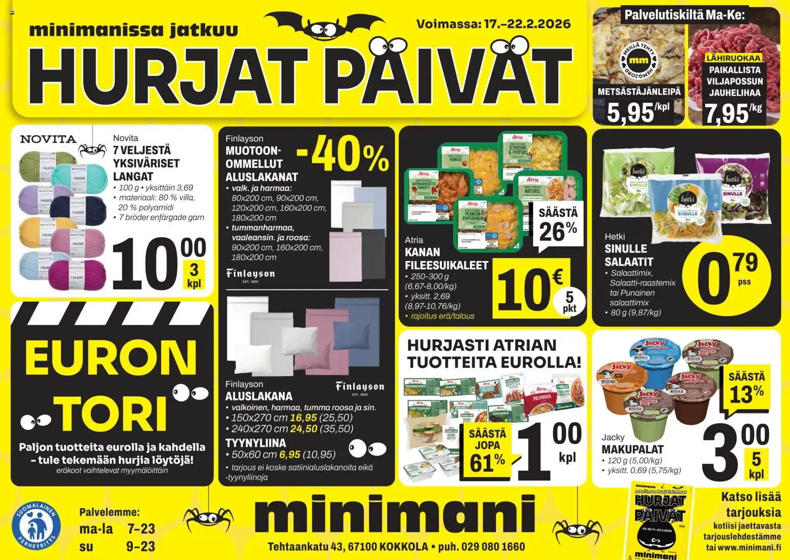 Kaupan Minimani Tarjoukset - Kokkola esikatselu, voimassa 17/02/2026