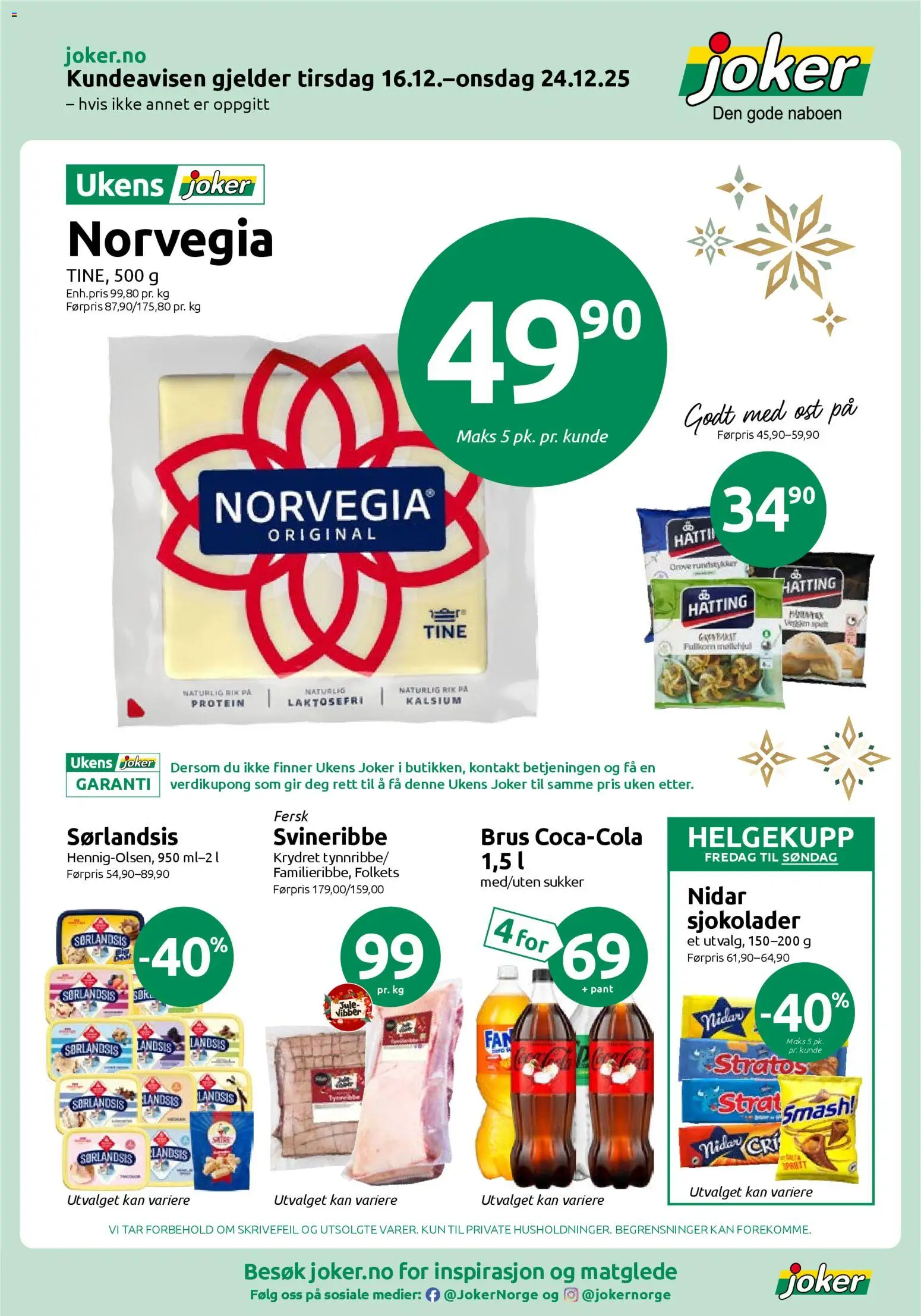 Forhåndsvis Kundeavis fra butikk Joker gyldig fra 16/12/2025