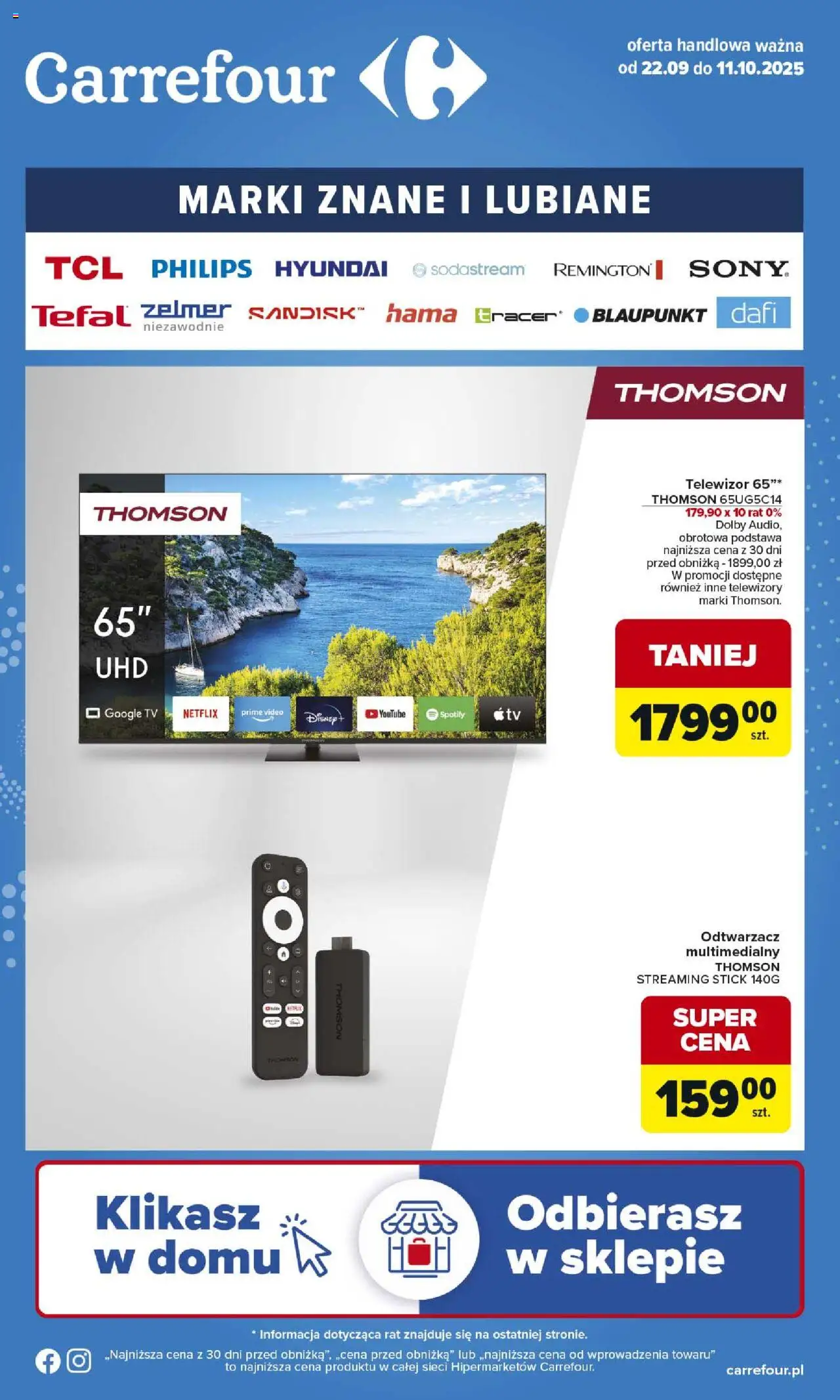 Carrefour Marki znane i lubiane od 22.09.2025 - Nowa Gazetka - Numer strony 1