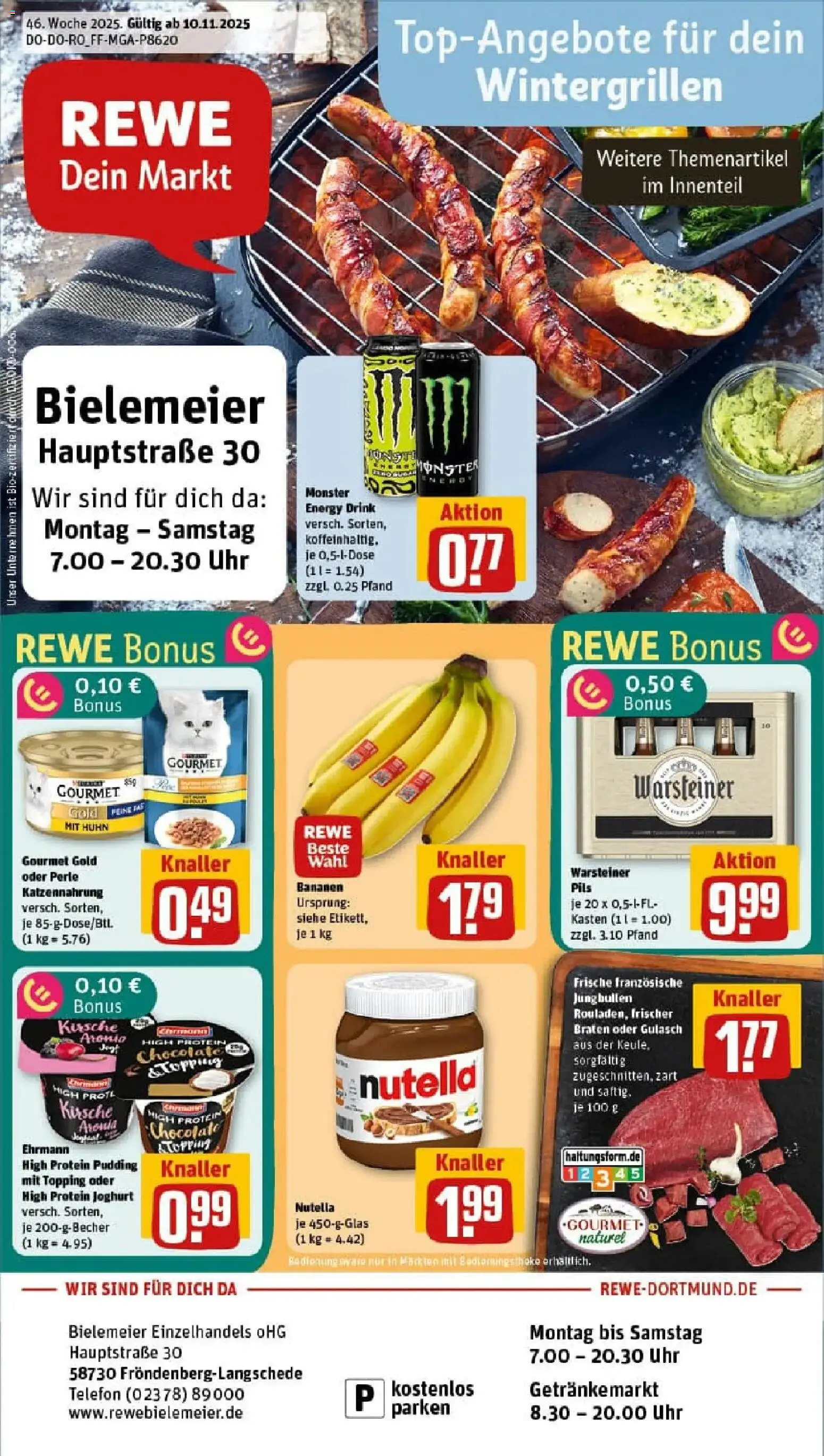 Vorschau von dem Prospekt des Geschäftes Rewe, gültig ab dem 10.11.2025
