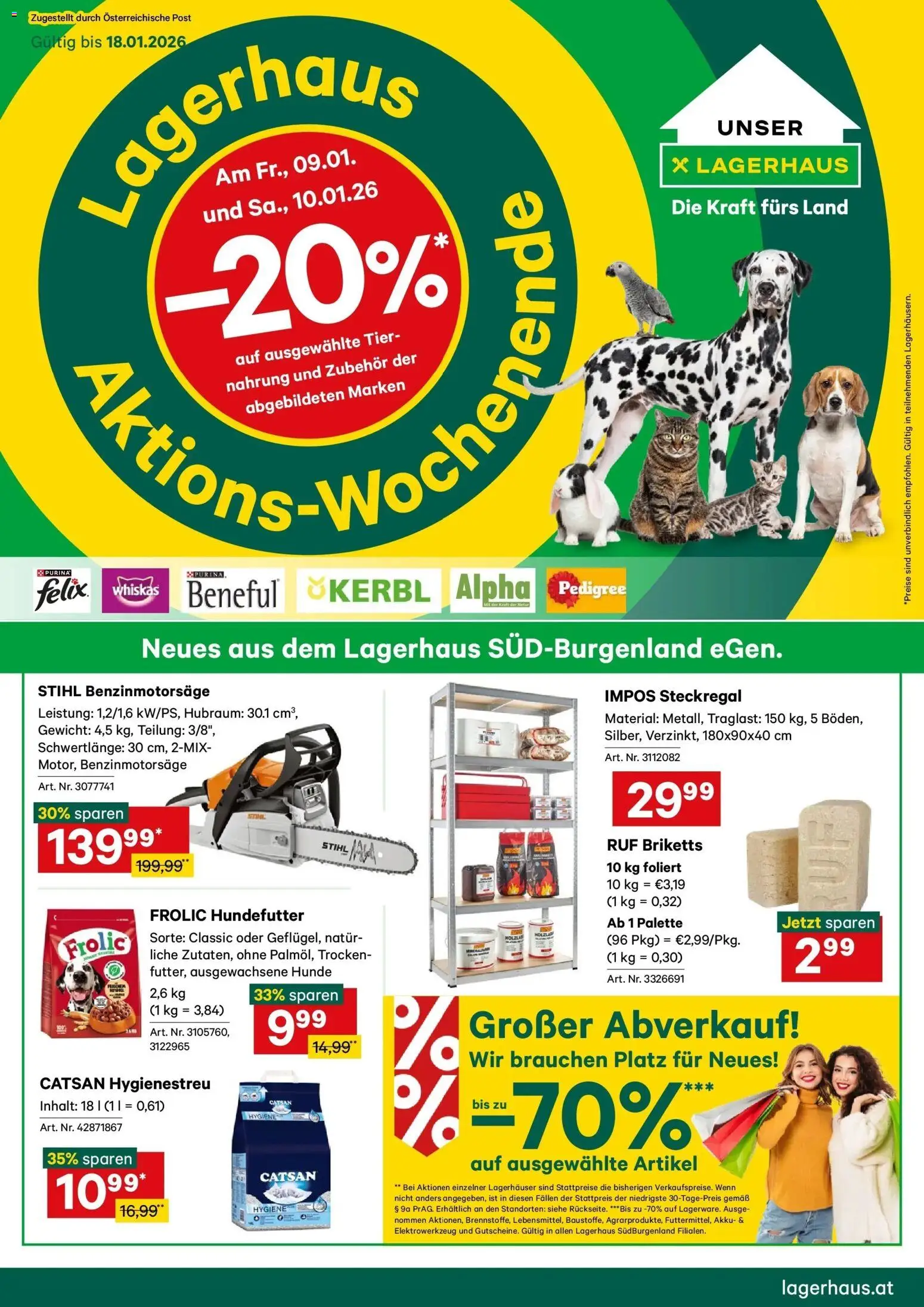 Vorschau der Angebote: Lagerhaus Wochenangebote gültig ab 05.01.2026
