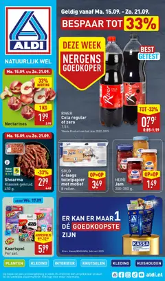 Voorbeeld van Folder week 38 van winkel Aldi geldig vanaf 15-09-2025