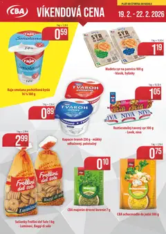 Náhľad CBA Komfos letáku platného od 19.02.2026