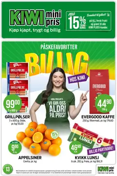 Forhåndsvis Kiwi kundeavis fra butikk Kiwi gyldig fra 23/03/2026