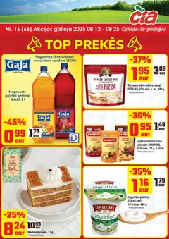 ČIA MARKET parduotuvės leidinio Leidinys galiojančio nuo 2025.08.12 peržiūra