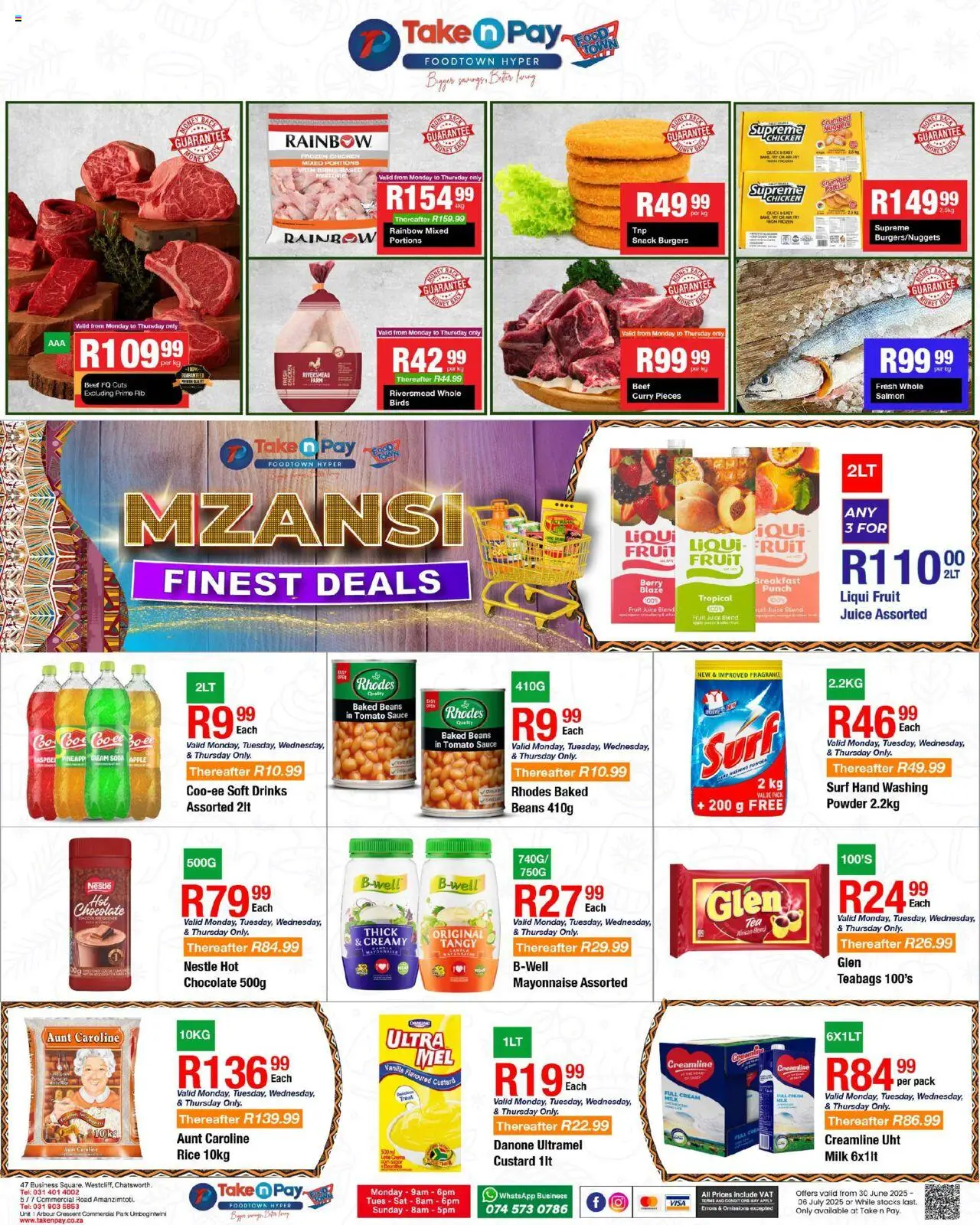 Take n Pay Specials from 30/06 - 06/07/2025 > Promotions