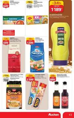 Auchan - Akciós újság Auchan megtekintése, amely érvényes 2025.12.04.-től | Oldal: 43