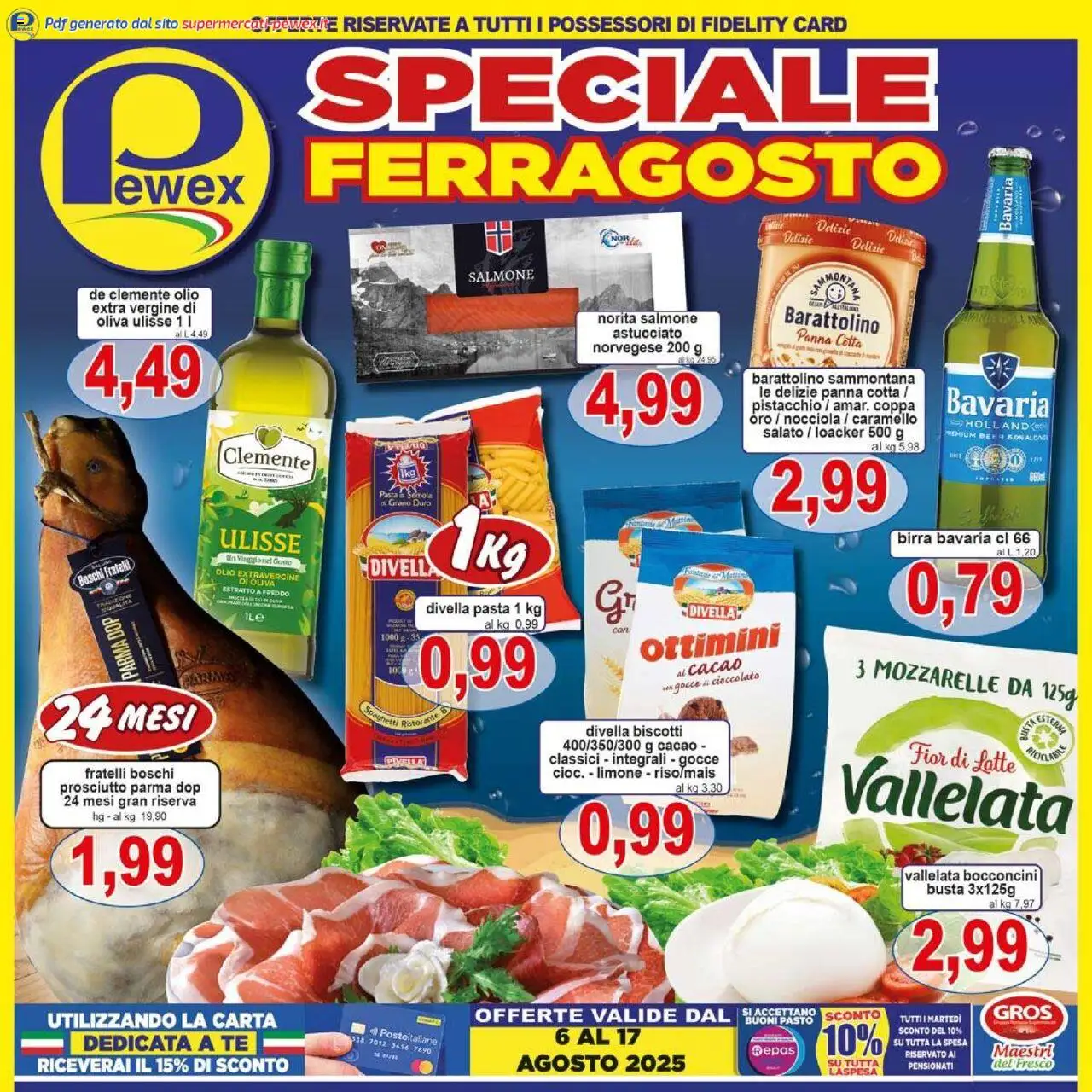 Volantino Pewex valido da 06/08/2025 numero di pagina 1