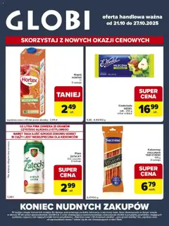 Pogląd gazetki "Globi" ze sklepu Carrefour ważnej od 21.10.2025