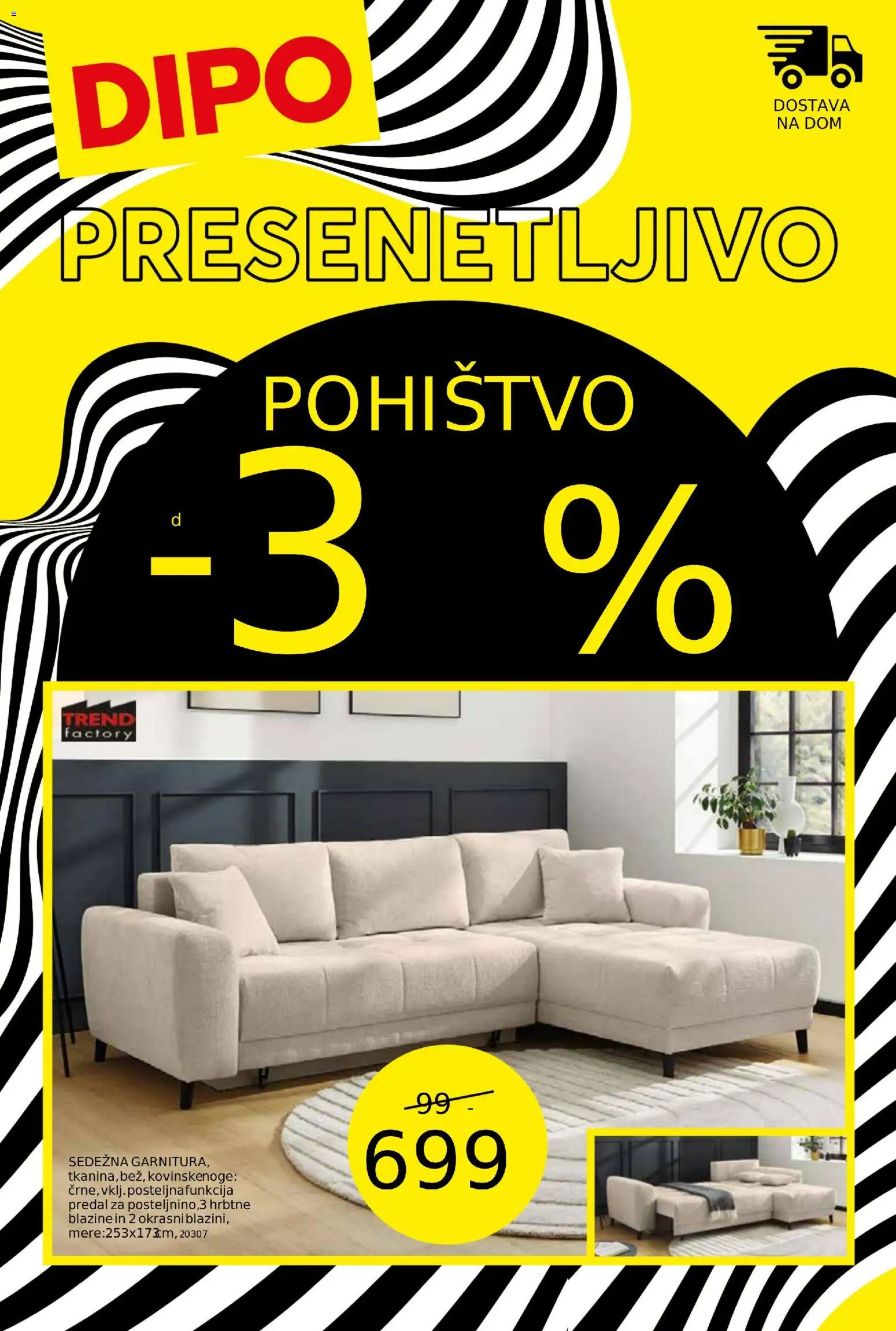 Predogled kataloga iz trgovine Dipo veljaven od 05.11.2025 - Pohištvo