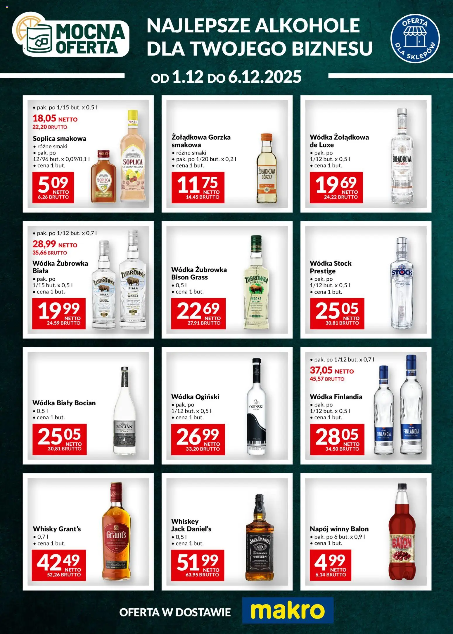 Pogląd gazetki "Mocna oferta" ze sklepu Makro ważnej od 01.12.2025