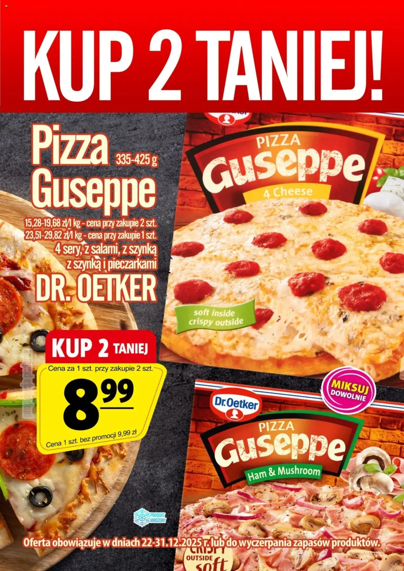Pogląd gazetki "Promocja - Pizza Guseppe Dr. Oetker" ze sklepu Prim Market ważnej od 22.12.2025