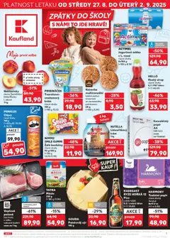 Náhled nabídky: Kaufland Leták platný od 27.08.2025