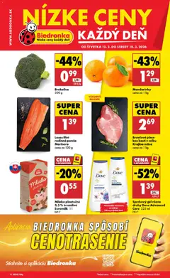 Náhľad Biedronka letáku platného od 12.03.2026