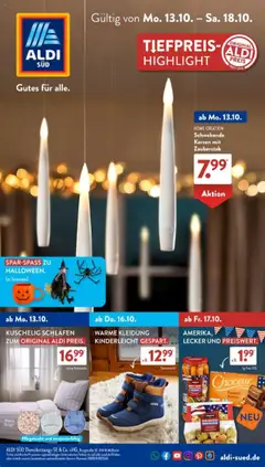 Vorschau von dem Prospekt des Geschäftes Aldi Süd, gültig ab dem 13.10.2025
