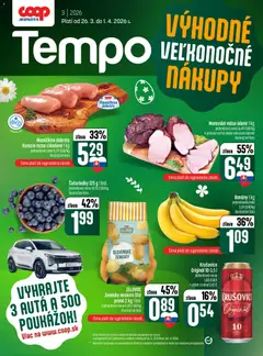 Náhľad COOP Jednota letáku platného od 26.03.2026