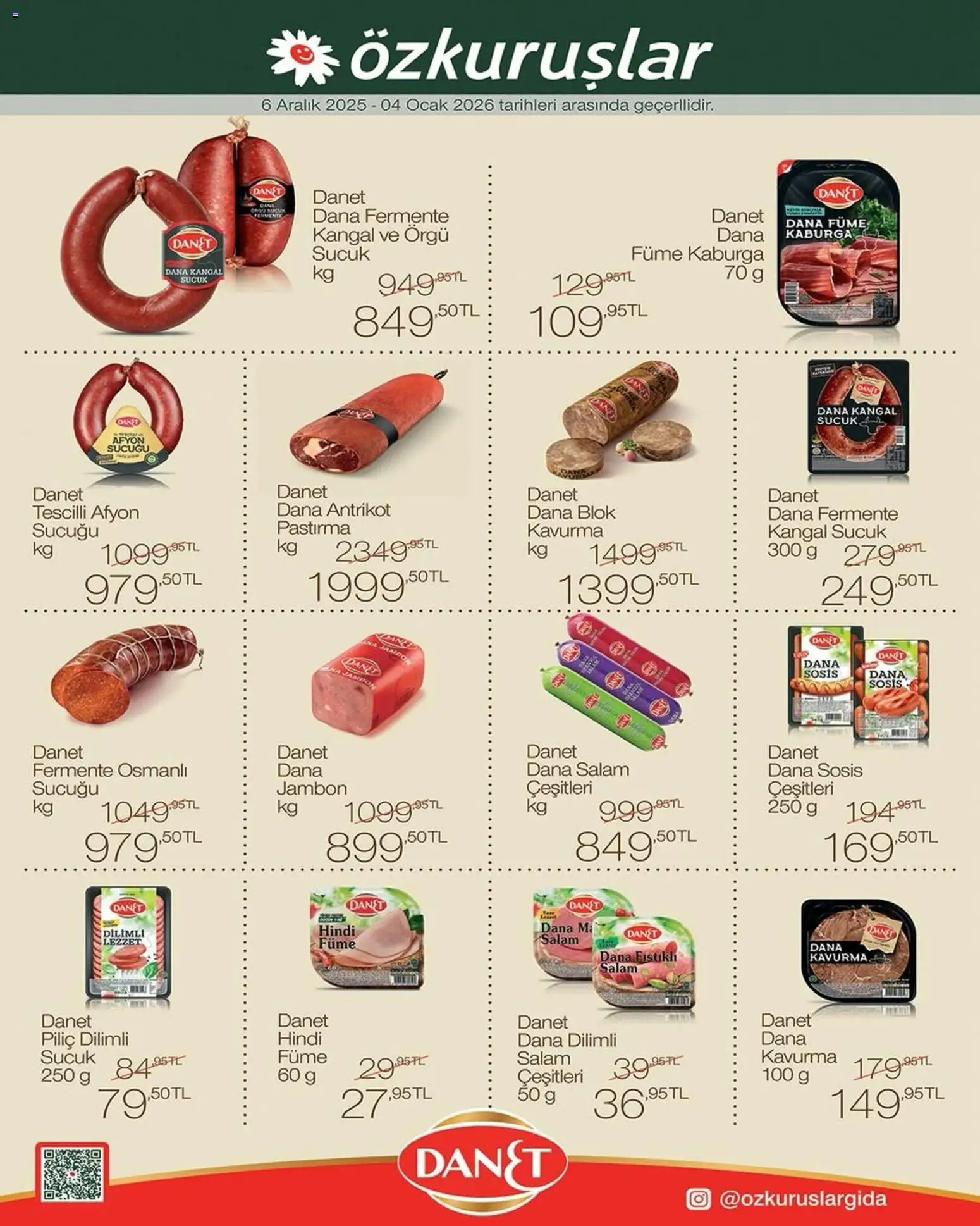 Özkuruşlar İndirim 06.12.2025 - Broşürünün önizlemesi
