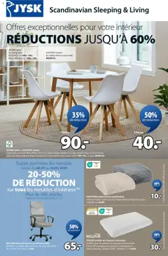 Prévisualisation de Publicité du magasin JYSK formulaire valide 08/09/2025
