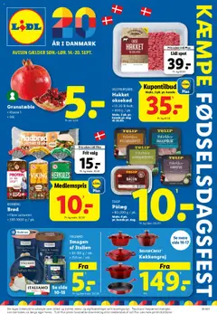 Eksempel på tilbudsavis Tilbudsavis fra butik Lidl gyldig fra 14/09/2025