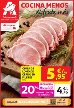 Vista previa del folleto de la tienda Alcampo válido desde el 15/01/2026 