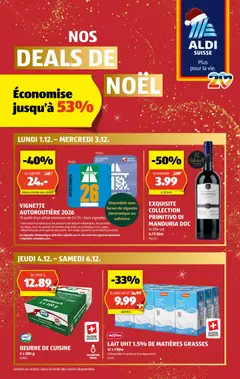 Vorschau des Merkblatts Aktionen Découvrir maintenant vom Shop Aldi gültig von 01.12.2025 bis 13.12.2025