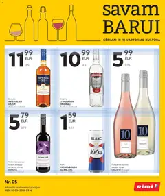 Rimi parduotuvės leidinio Rimi leidinys - Alkoholinių gėrimų galiojančio nuo 2026.03.03 peržiūra