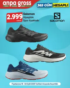 Anpa Gross İndirim Salomon, Kappa 16.09.2025 - Broşürünün önizlemesi