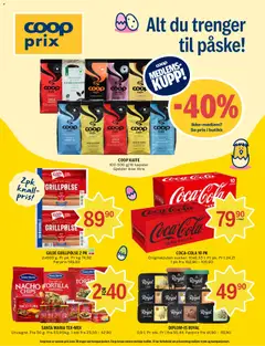 Forhåndsvis Coop Prix kundeavis fra butikk Coop Prix gyldig fra 30/03/2026