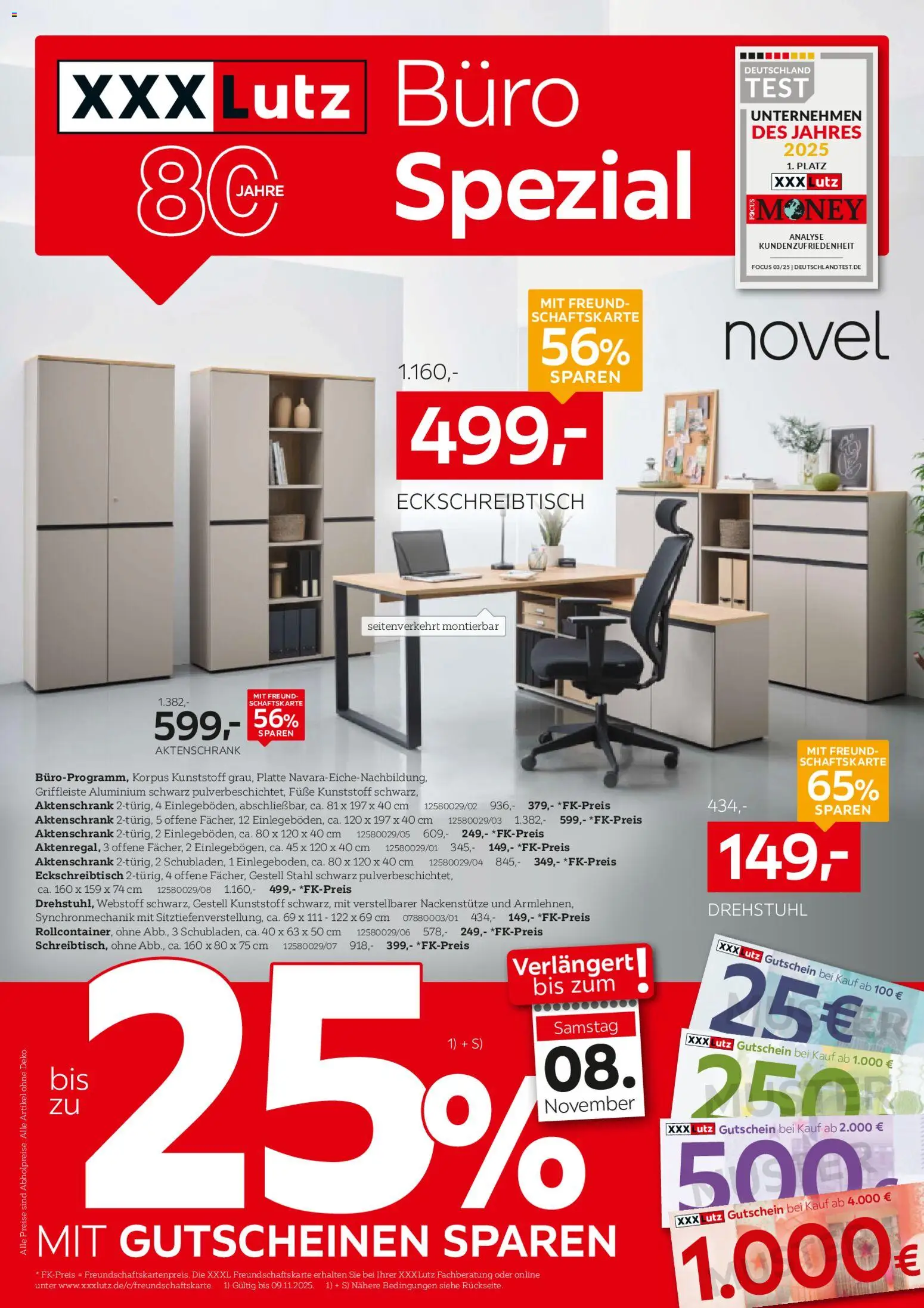 XXXL Lutz Büro Spezial (vom 26.10.2025 - 09.11.2025)
