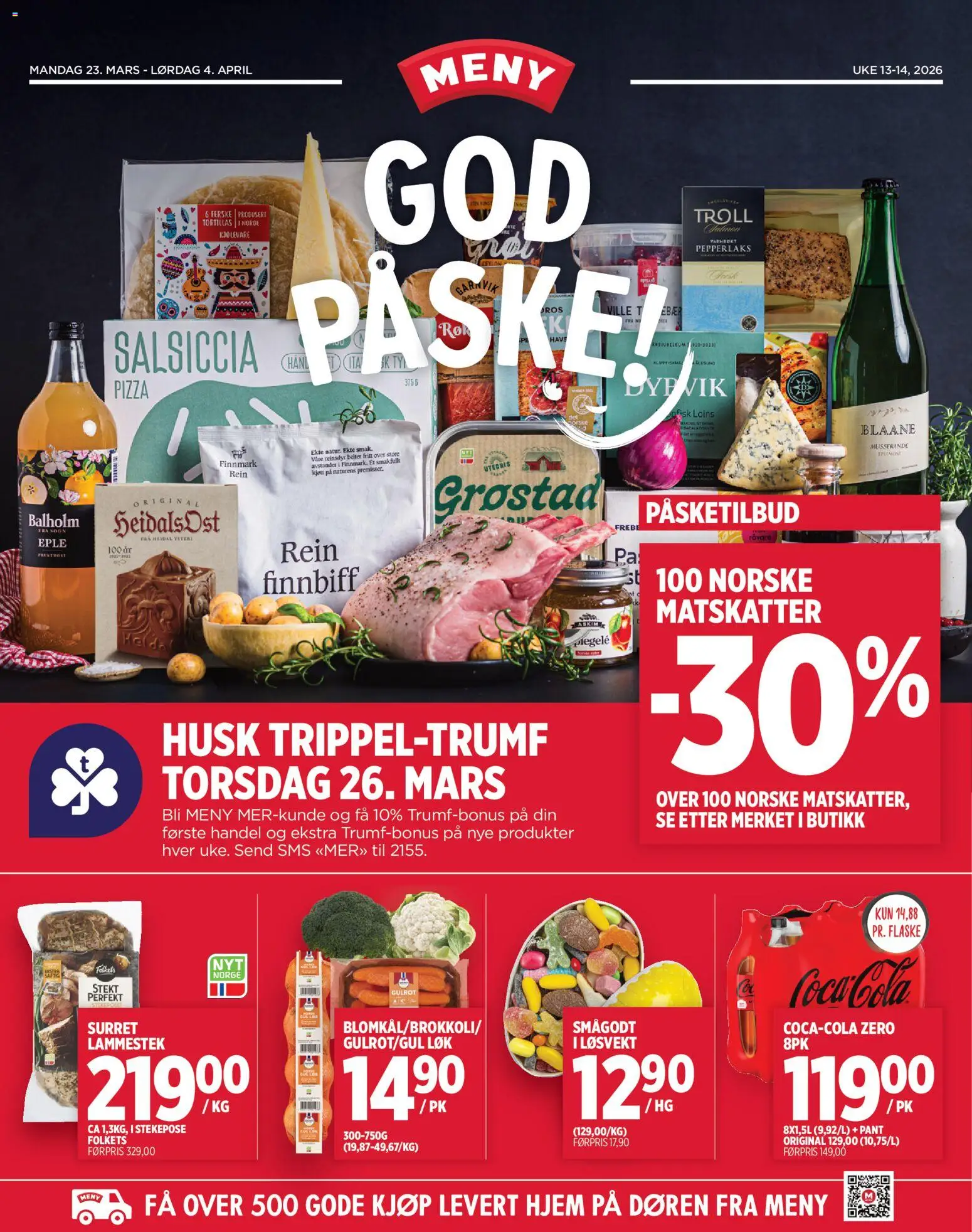 Forhåndsvis Meny kundeavis fra butikk Meny gyldig fra 23/03/2026