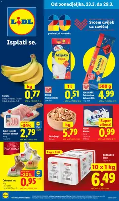 Pregled letka Lidl Katalog trgovine Lidl vrijedi od 23.03.2026