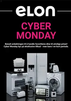 Forhåndsvis Cyber Monday fra butikk Elon gyldig fra 01/12/2025