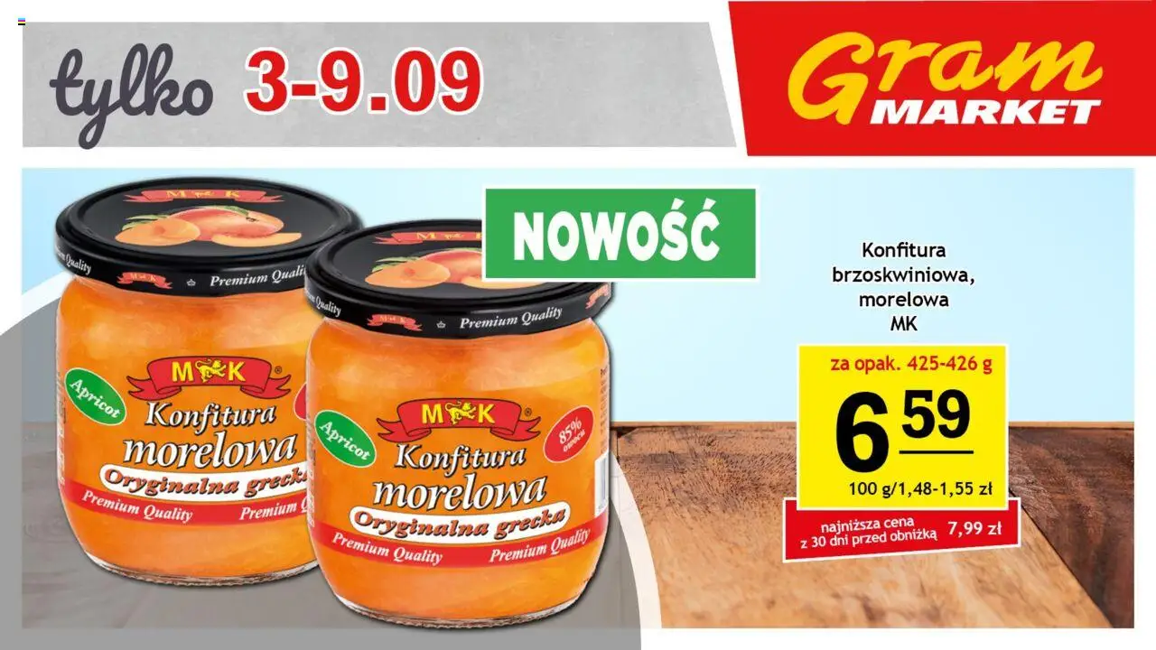 Gram Market Niesłychanie Niskie Ceny od 03.09.2025 - Nowa Gazetka - Numer strony 1
