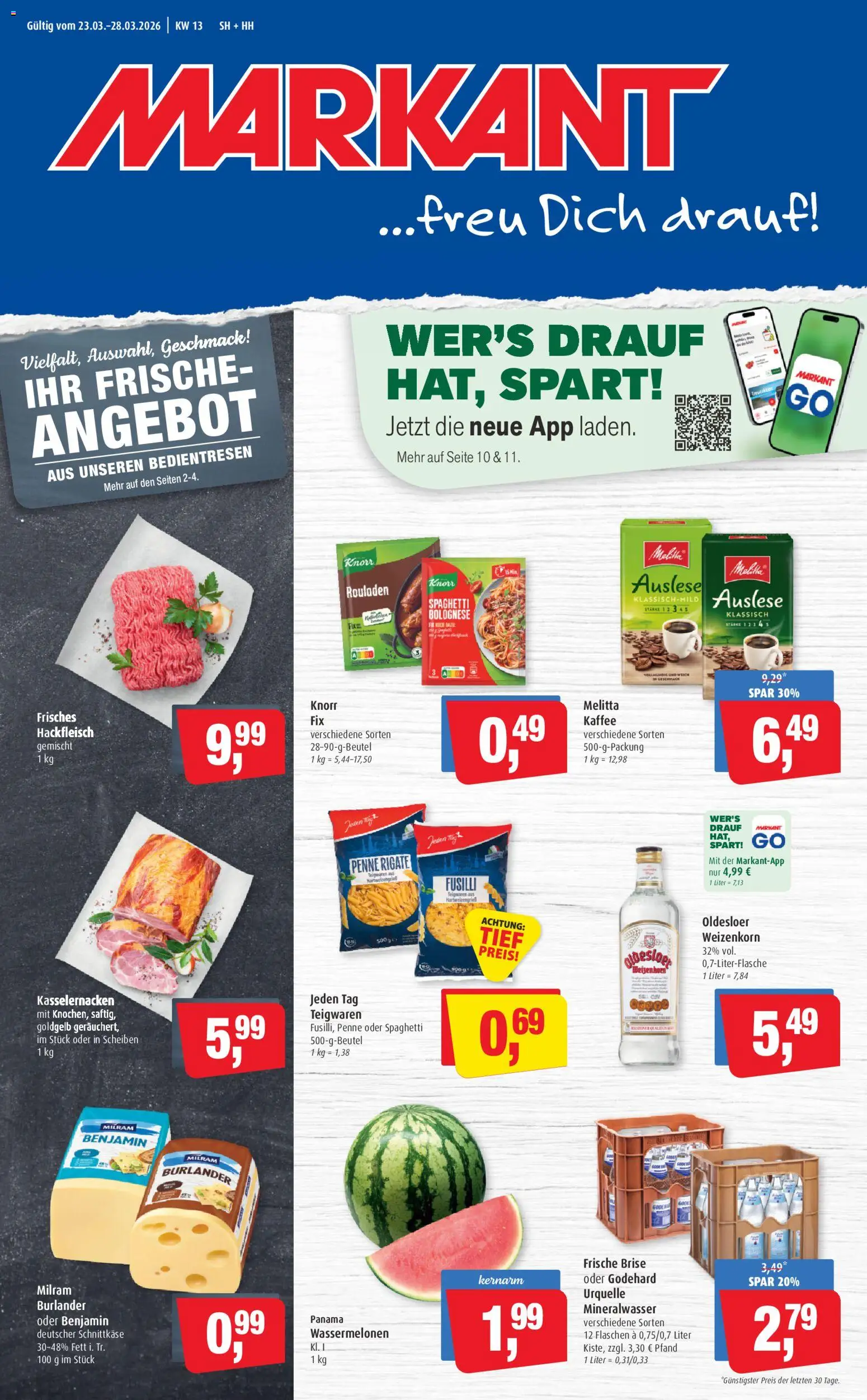 Vorschau von dem Prospekt des Geschäftes Markant, gültig ab dem 23.03.2026