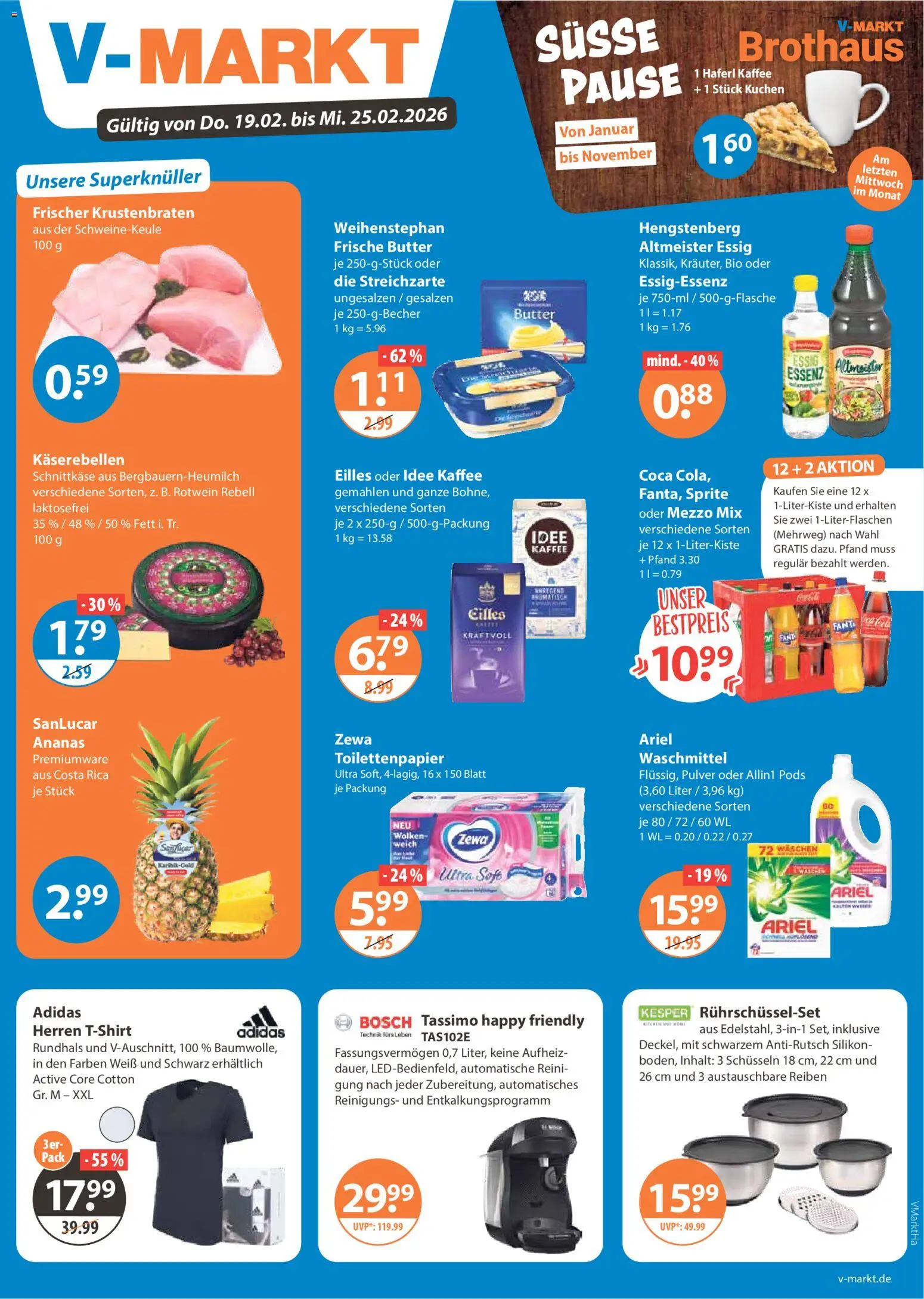 Vorschau von dem Prospekt des Geschäftes V-Markt, gültig ab dem 19.02.2026