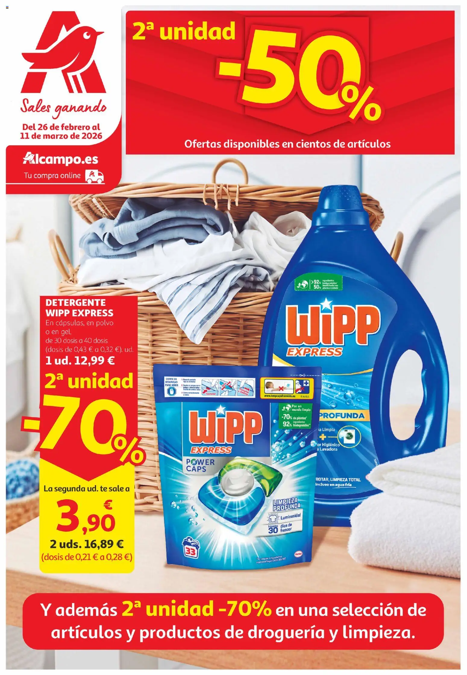 Vista previa del folleto de la tienda Alcampo válido desde el 26/02/2026 