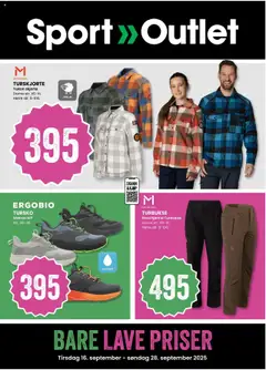 Forhåndsvis Kundeavis fra butikk Sport Outlet gyldig fra 16/09/2025