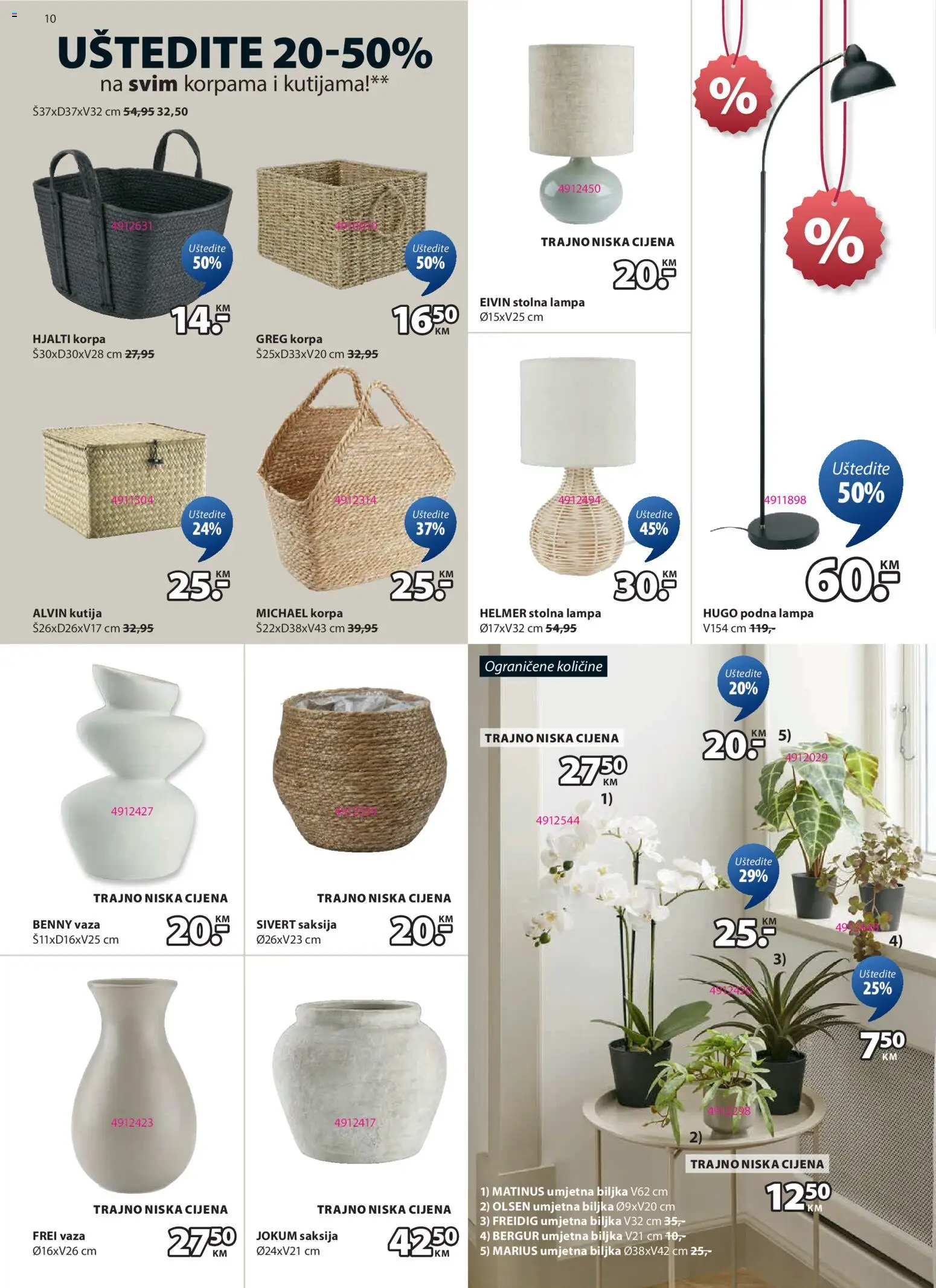 Pregled letka Katalog trgovine JYSK vrijedi od 2026.01.07