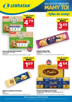 Pogląd gazetki "W wielopakach taniej" ze sklepu Lewiatan ważnej od 19.02.2026