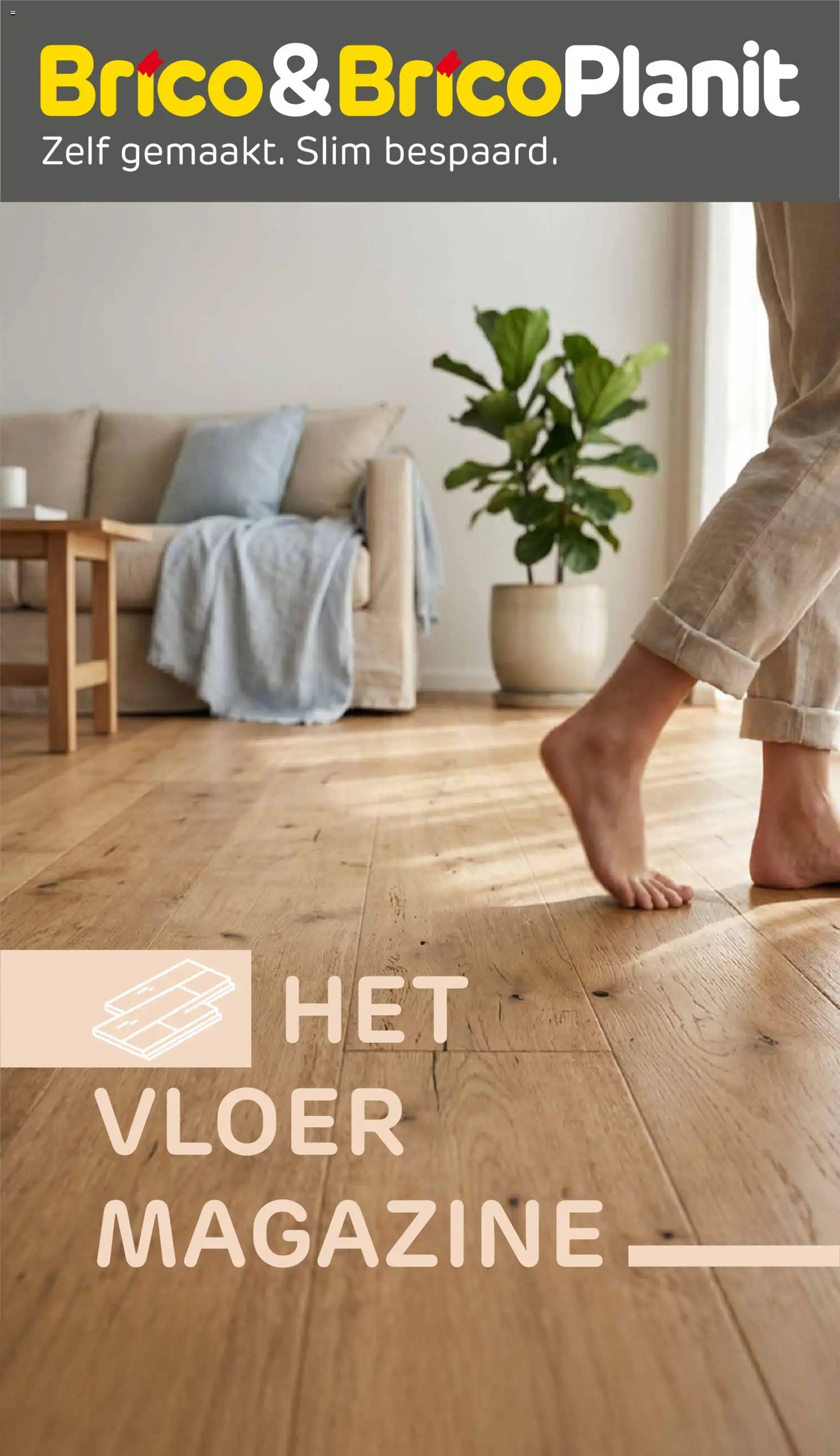 Voorbeeld van Ons vloermagazine van winkel Brico geldig vanaf 04/02/2026