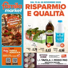 Anteprima dell'opuscolo Volantino Market dal negozio Famila valido da 13/11/2025
